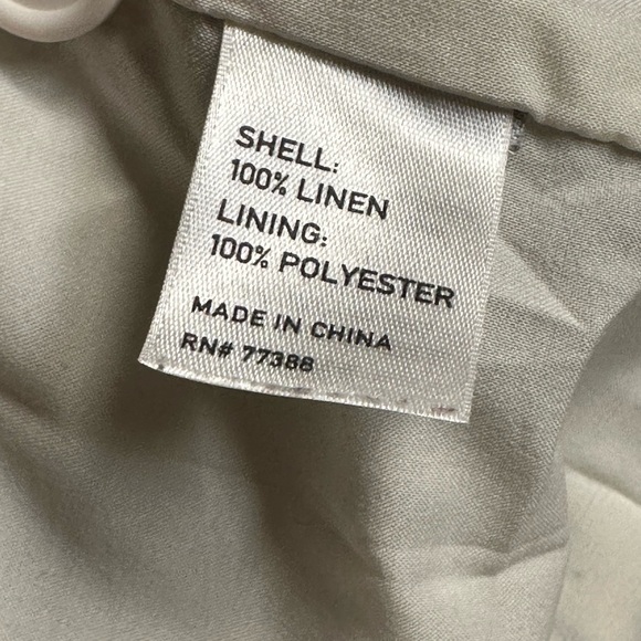 Linen Broadway and Broome Mini Skirt with Waist Tie - Picture 5 of 6